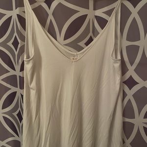 White flow tank top